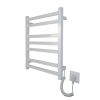 Полотенцесушитель электрический Carino RICARDO с кнопкой Белый глянец 590*490