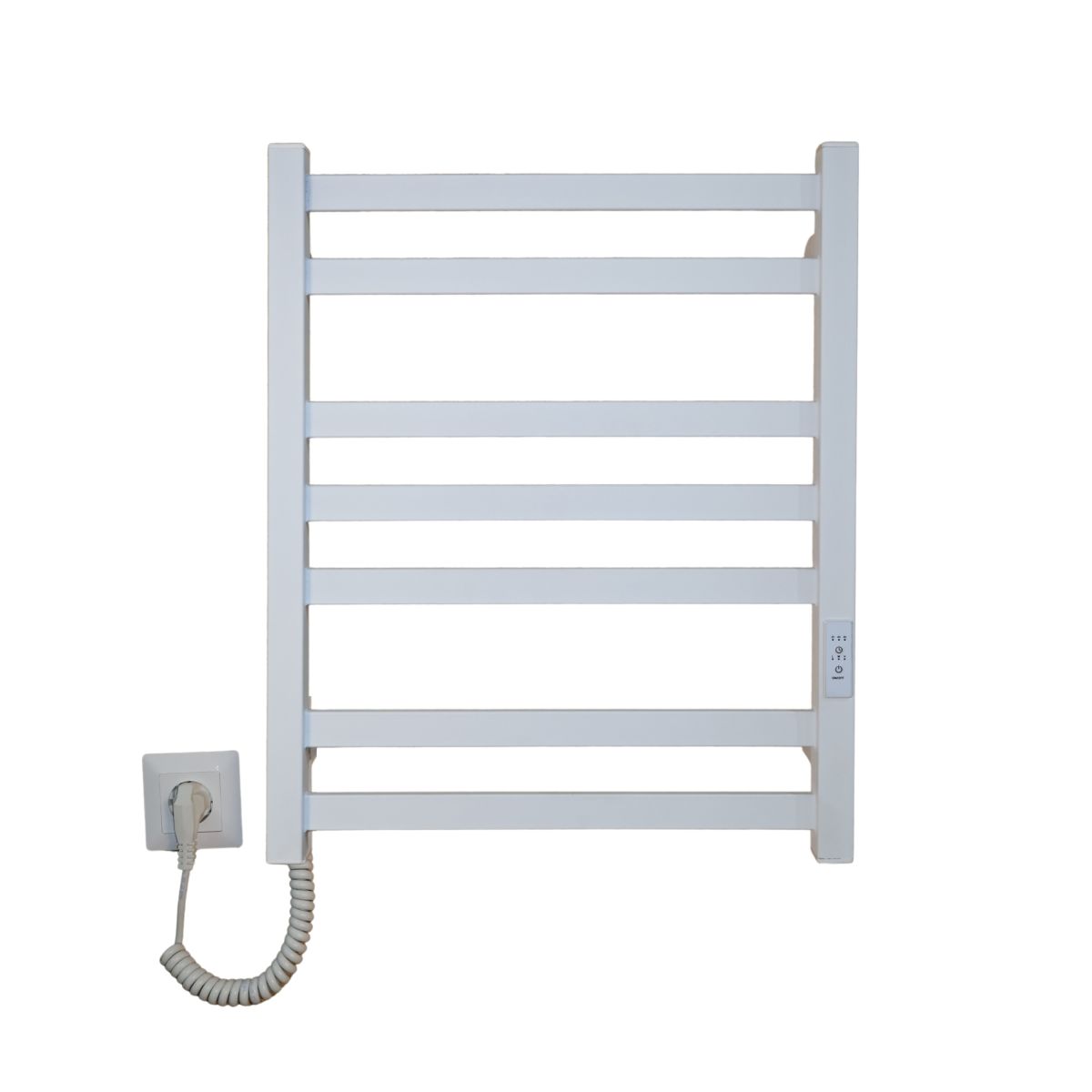 Рушникосушарка електрична Carino RICARDO з контроллером Білий матовий 590*490