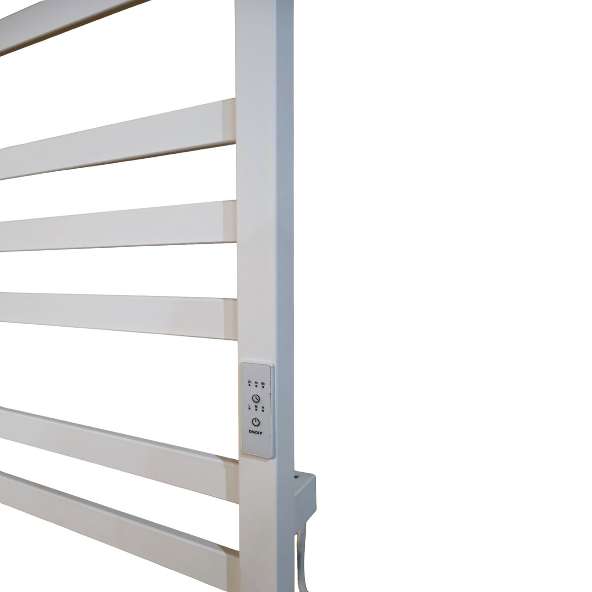 Рушникосушарка електрична Carino RICARDO з контроллером Білий матовий 590*490