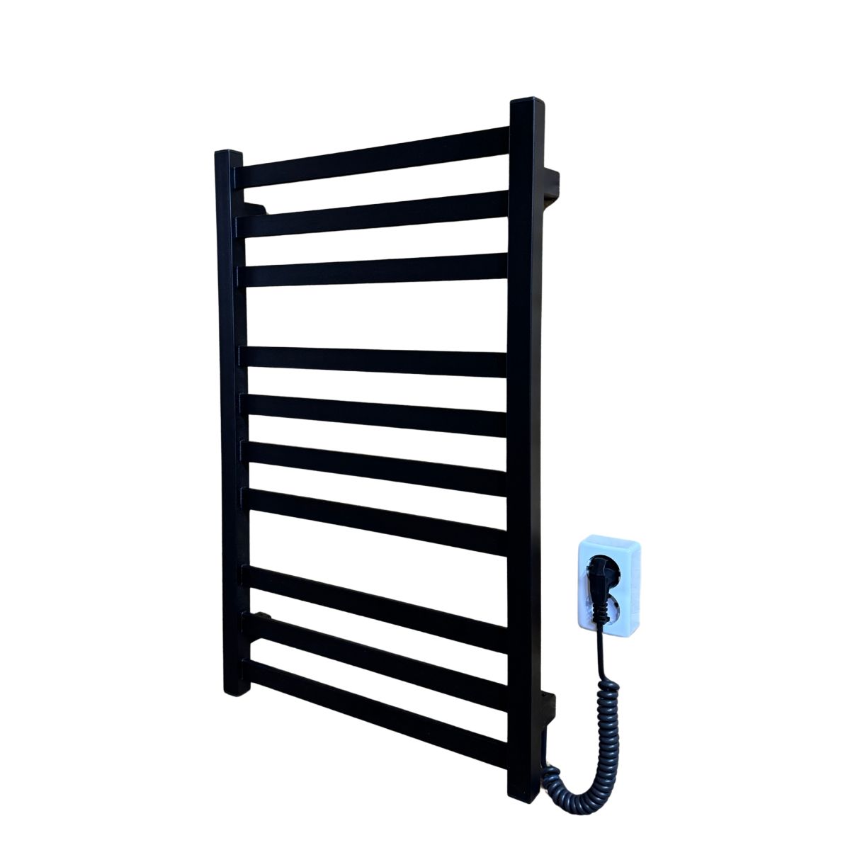 Рушникосушарка електрична Carino RICARDO з кнопкою Чорний матовий 790*490