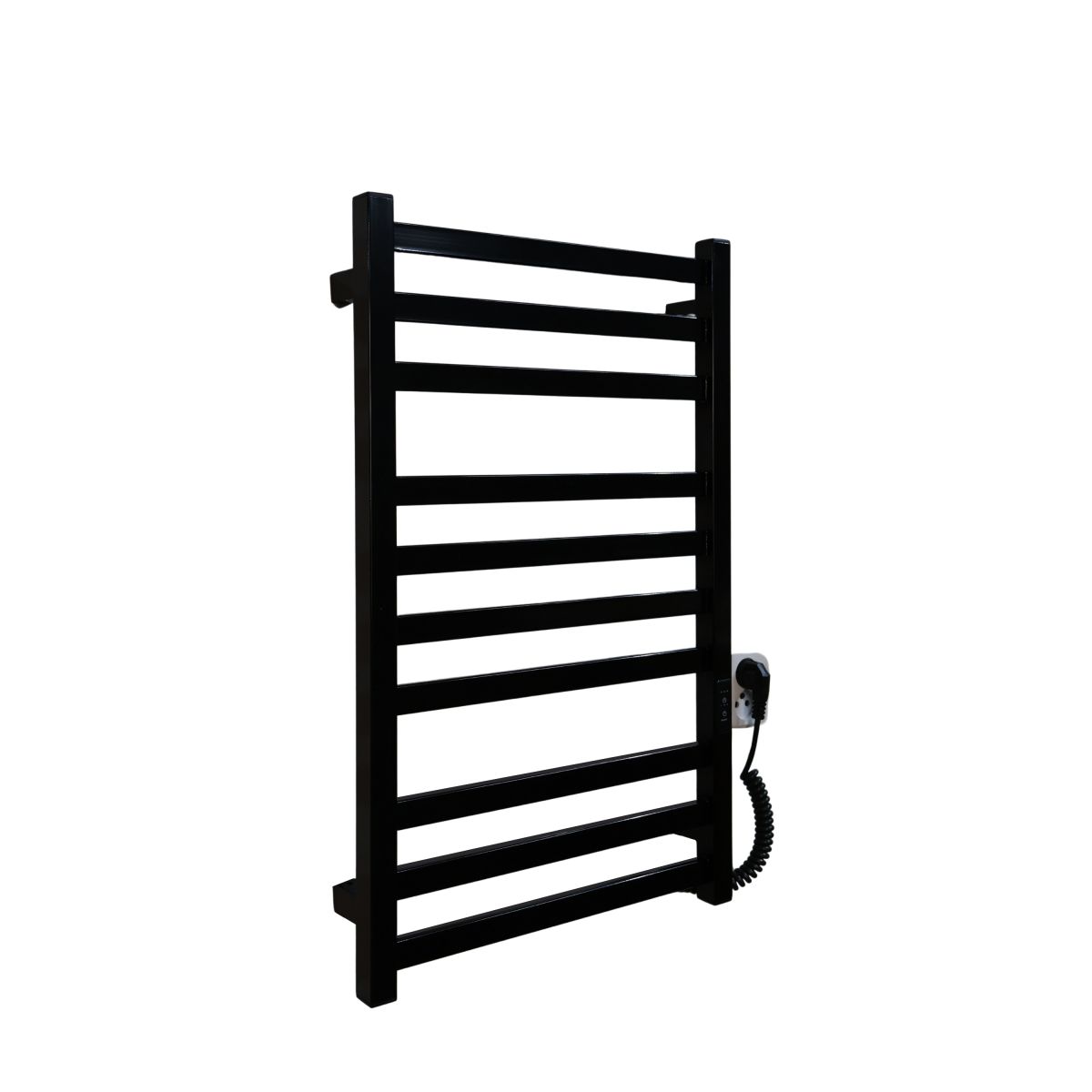 Рушникосушарка електрична Carino RICARDO з контроллером Чорний глянець 790*490