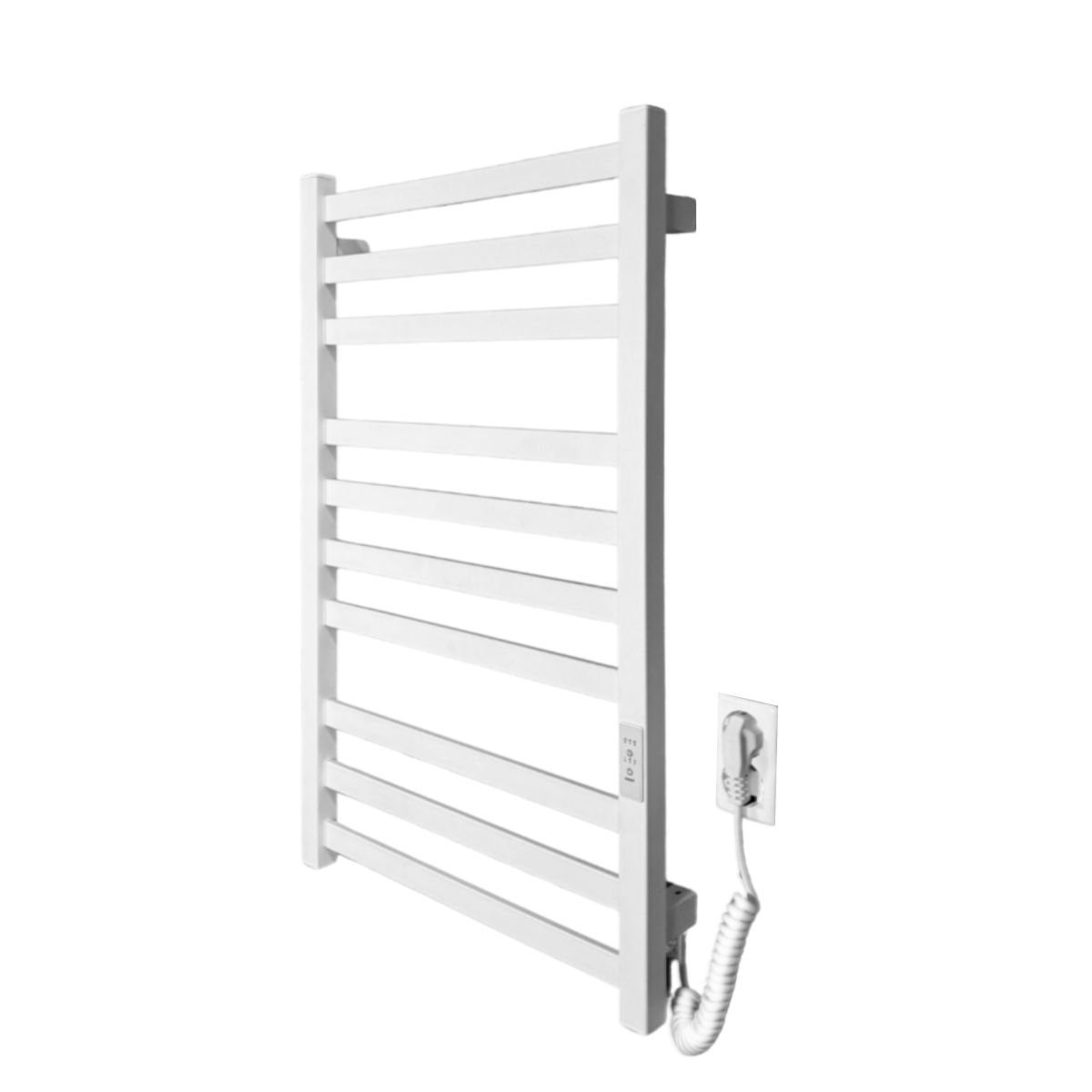 Рушникосушарка електрична Carino RICARDO з контроллером Білий матовий 790*490