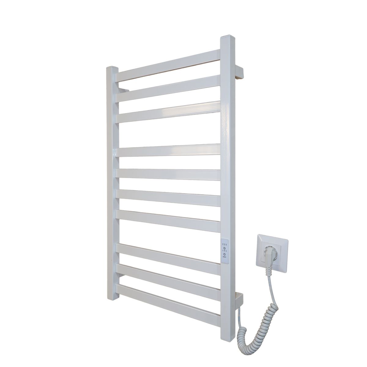 Рушникосушарка електрична Carino RICARDO з контроллером Білий глянець 790*490