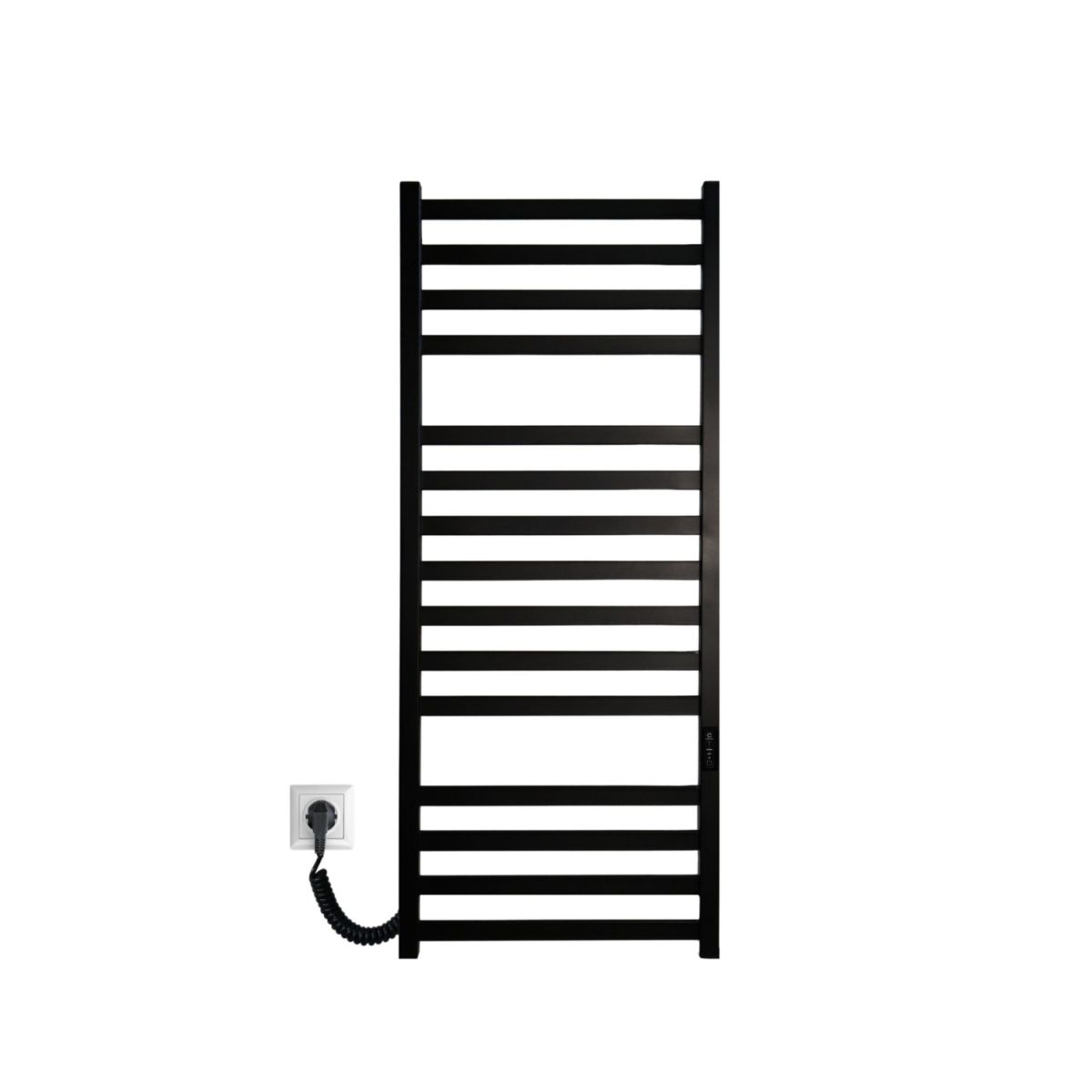 Рушникосушарка електрична Carino RICARDO з контроллером Чорний матовий 1190*490