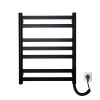 Полотенцесушитель электрический Carino MIA с контроллером Черный матовый 590*490