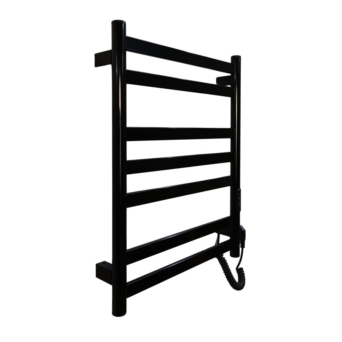 Полотенцесушитель электрический Carino MIA с контроллером Черный глянец 590*490