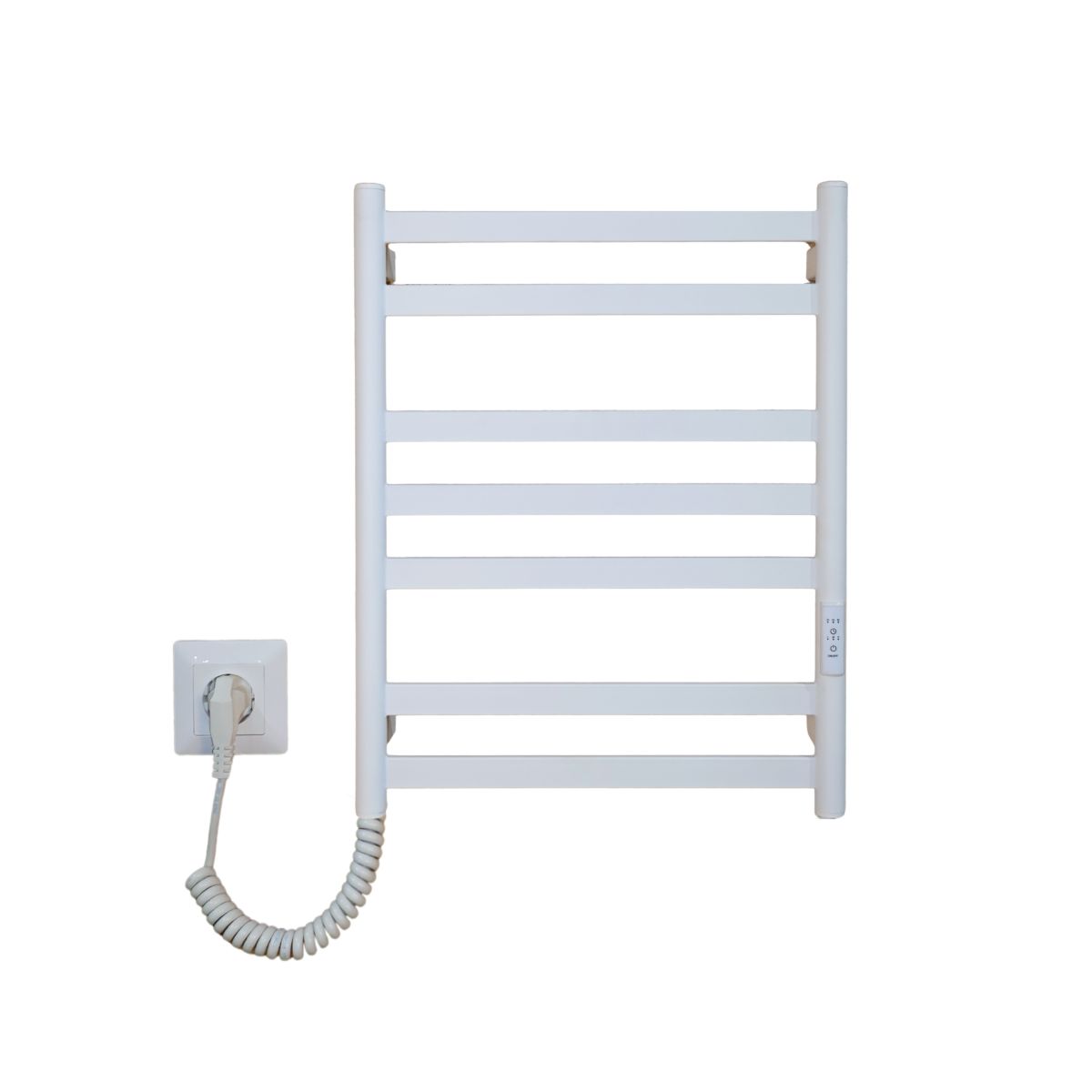 Рушникосушарка електрична Carino MIA з контроллером Білий матовий 590*490