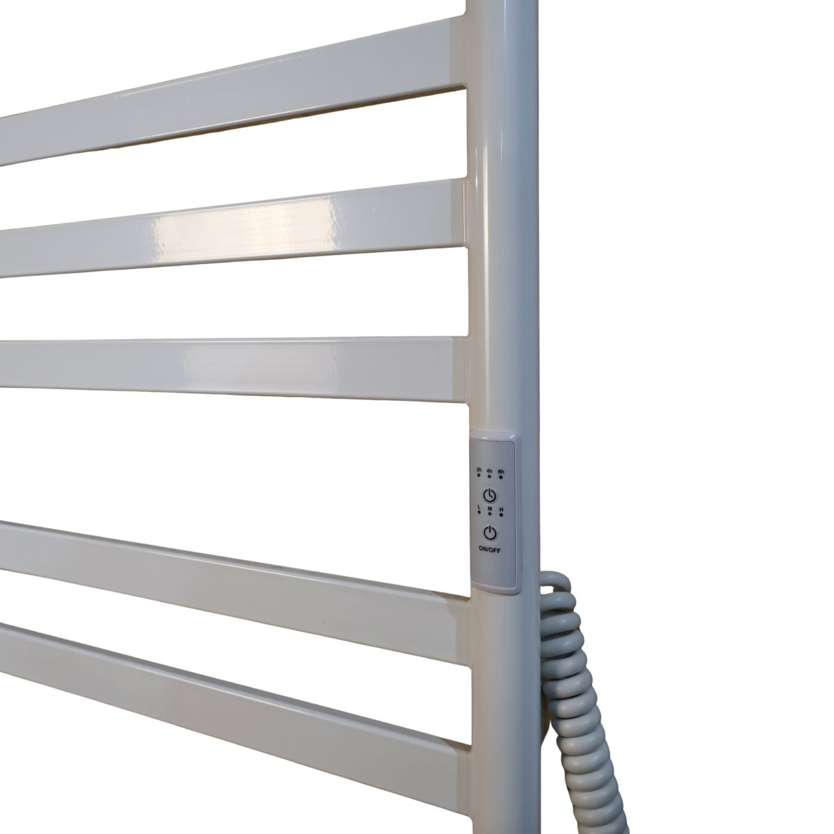 Полотенцесушитель электрический Carino MIA с контроллером Белый глянец 590*490