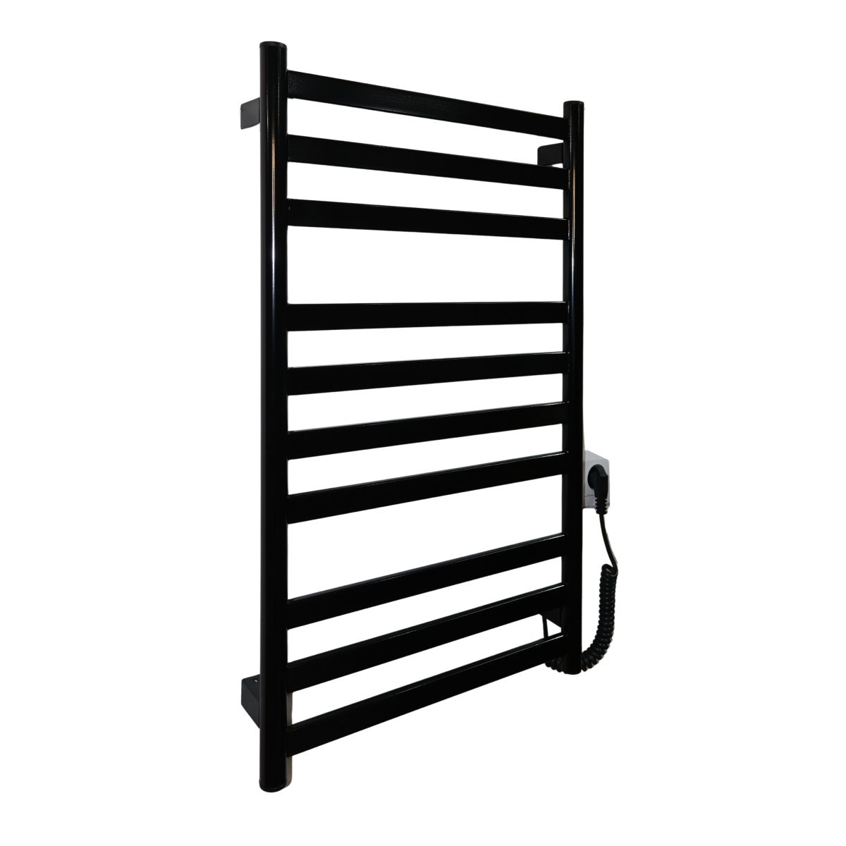 Рушникосушарка електрична Carino MIA з кнопкою Чорний глянець 790*490