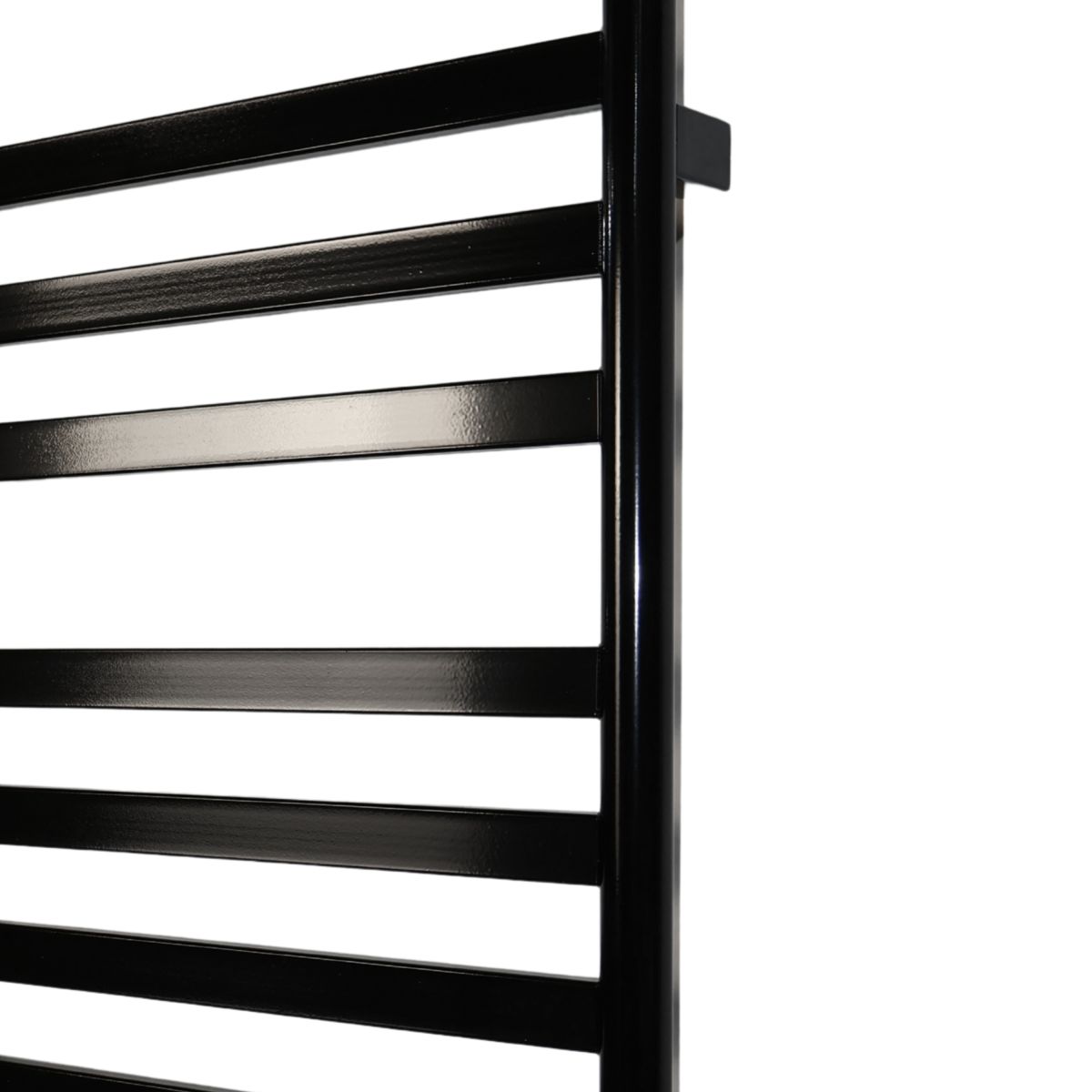 Рушникосушарка електрична Carino MIA з кнопкою Чорний глянець 790*490