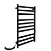 Полотенцесушитель электрический Carino MIA с контроллером Черный глянец 790*490