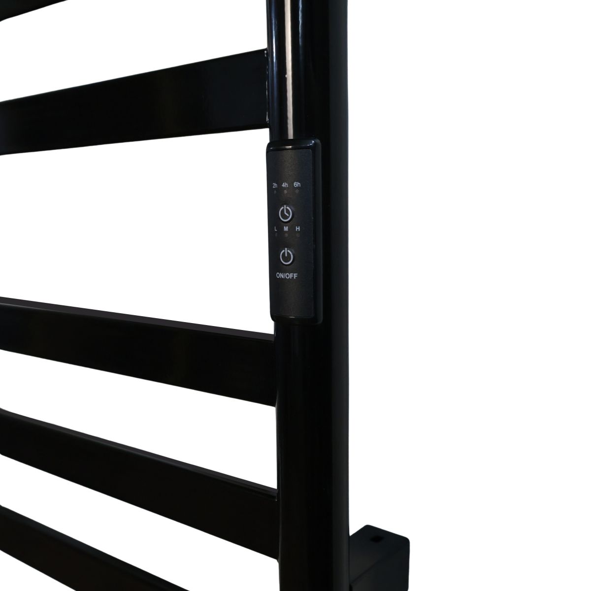 Полотенцесушитель электрический Carino MIA с контроллером Черный глянец 790*490