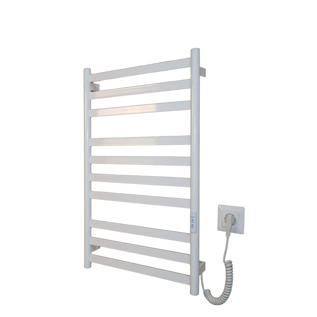 Полотенцесушитель электрический Carino MIA с контроллером Белый глянец 790*490