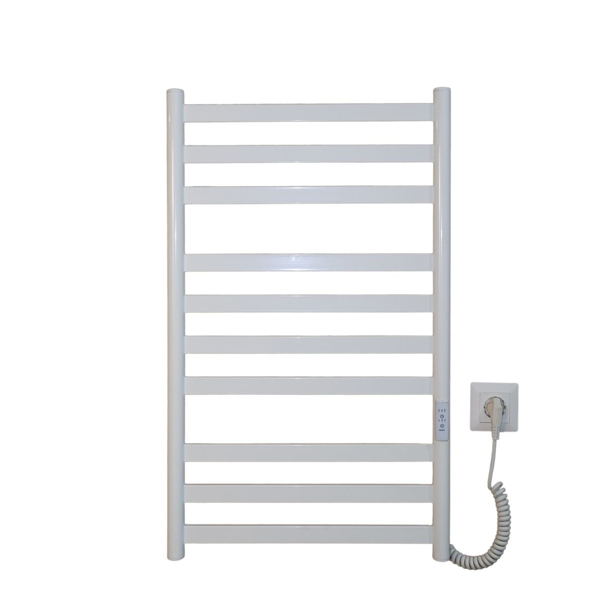 Полотенцесушитель электрический Carino MIA с контроллером Белый глянец 790*490