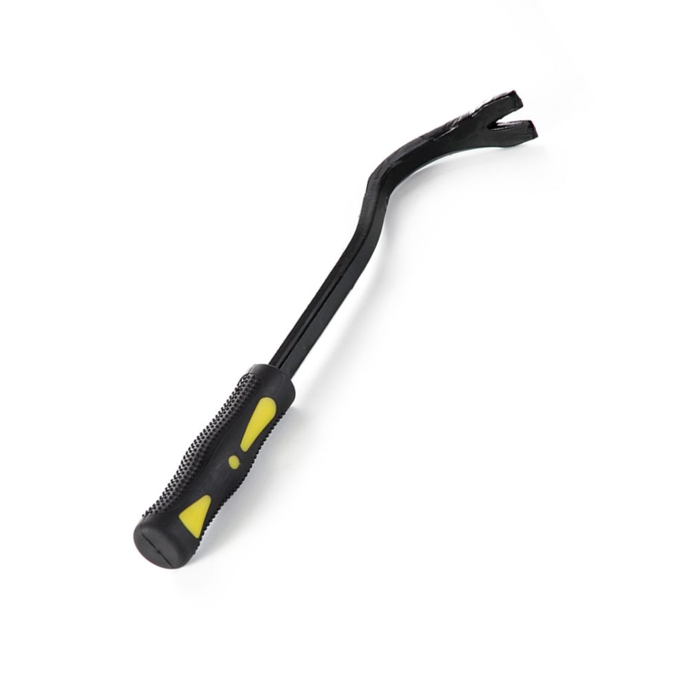 Лом-гвоздодер (гвоздодер) с обрезиненной рукояткой 300*14 СИЛА