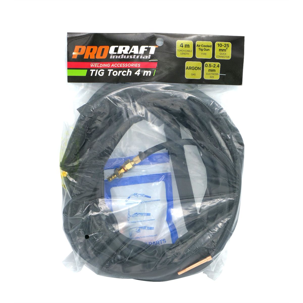 Зварювальний пальник TIG Procraft Torch 4 м
