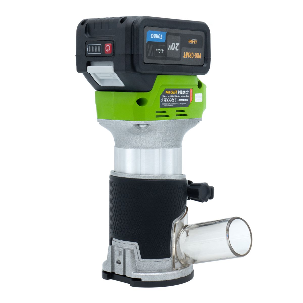 Акумуляторний фрезер Procraft POB24 (з 1 АКБ та ЗП)