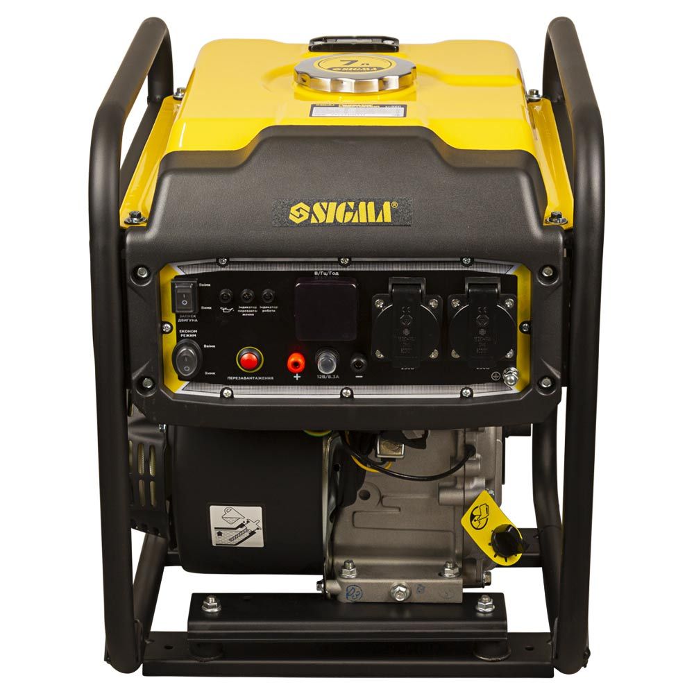 Генератор інверторний бензиновий 220В 2.2/2.5кВт 7л 4-х тактний ручний запуск SIGMA (5710821)