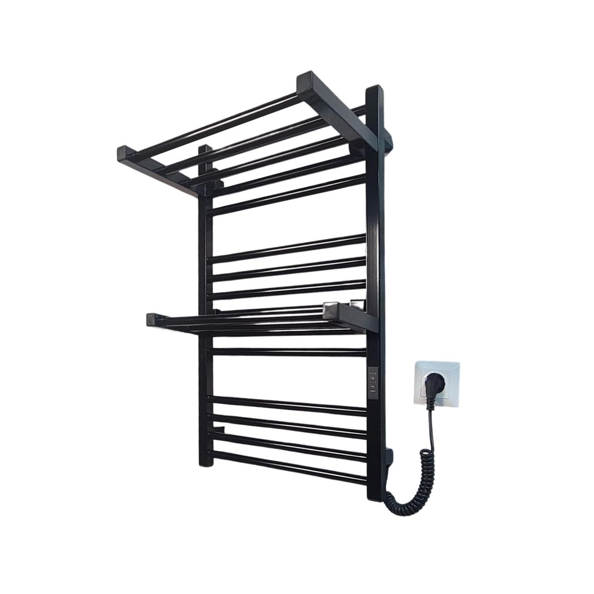 Поличка для рушникосушарки Carino ARIANNA, довга, Чорний глянець