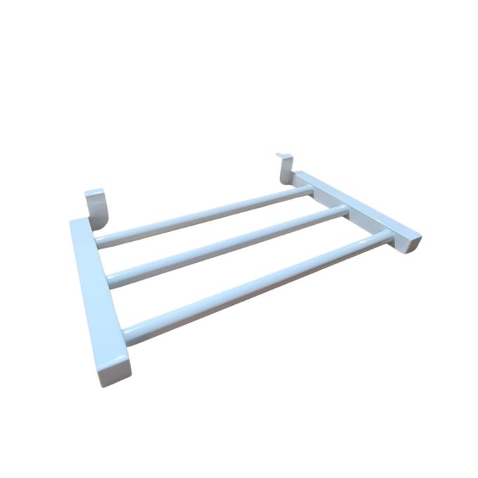 Поличка для рушникосушарки Carino ARIANNA, довга, Білий глянець