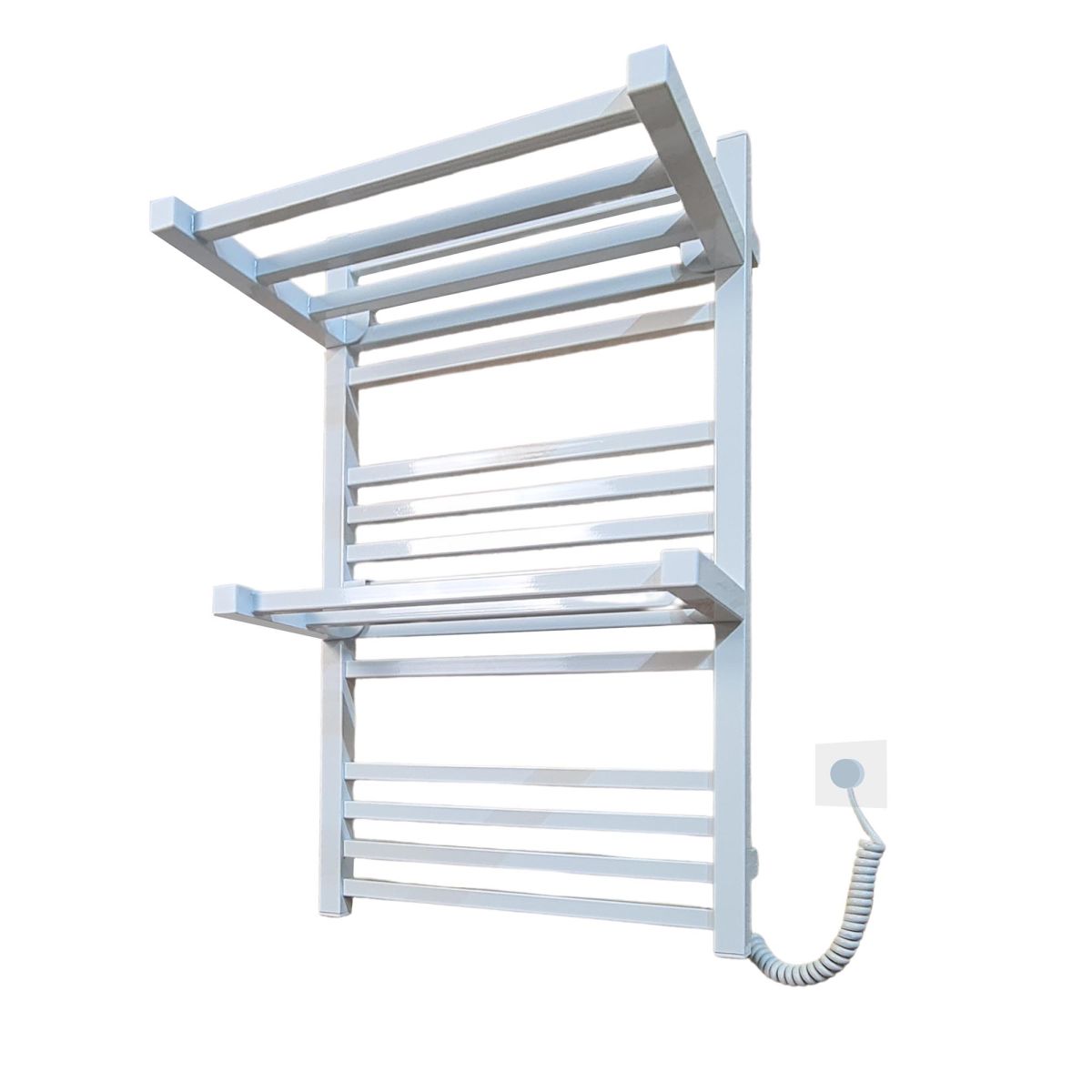 Поличка для рушникосушарки Carino LORENZO, довга, Білий глянець