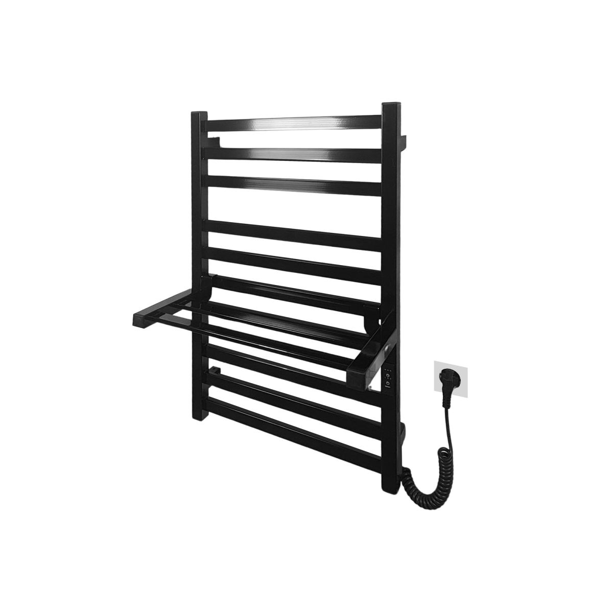 Поличка для рушникосушарки Carino RICARDO, коротка, Чорний глянець