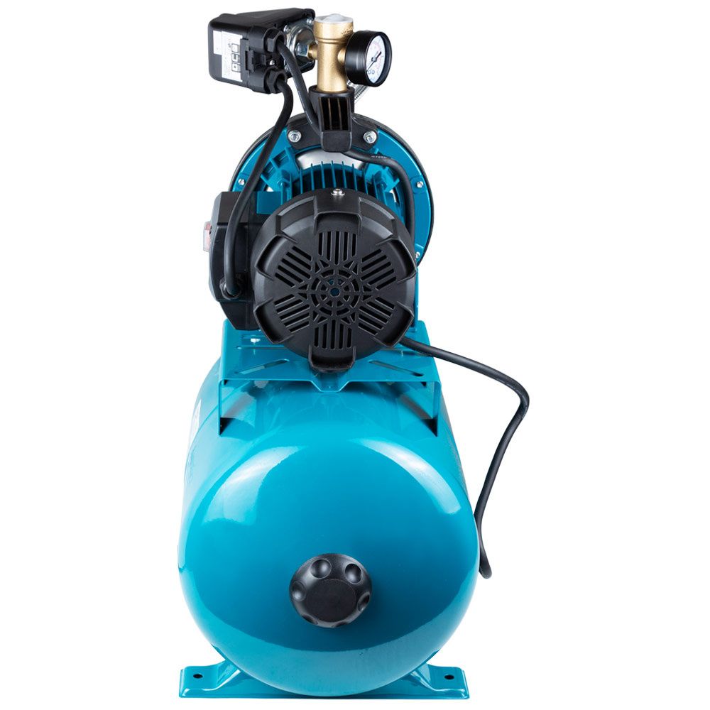 Станція 1.2КВт Hmax 48м Qmax 80л/хв пластик (самовсмоктуючий насос) 24л Україна AquaticaLEO EKJ-1202