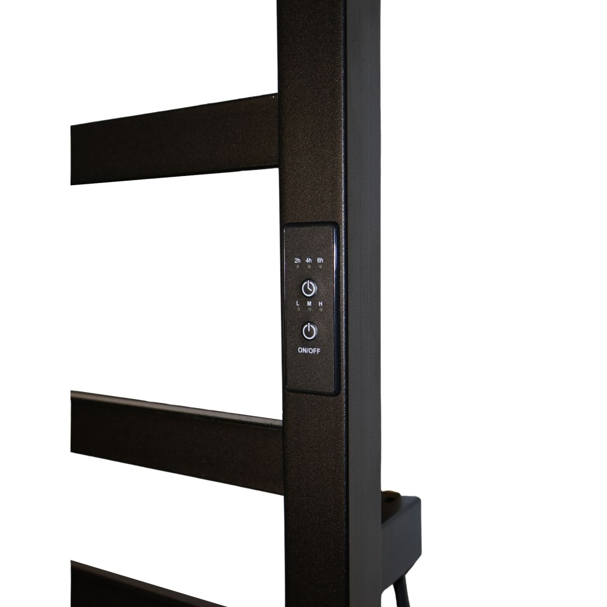 Рушникосушарка електрична Carino LUCA з контроллером Чорний мат 790*370