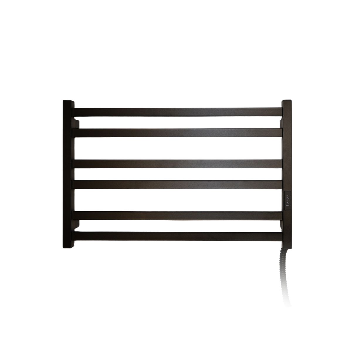 Рушникосушарка електрична Carino ELISA з контроллером Чорний матовий 490*790