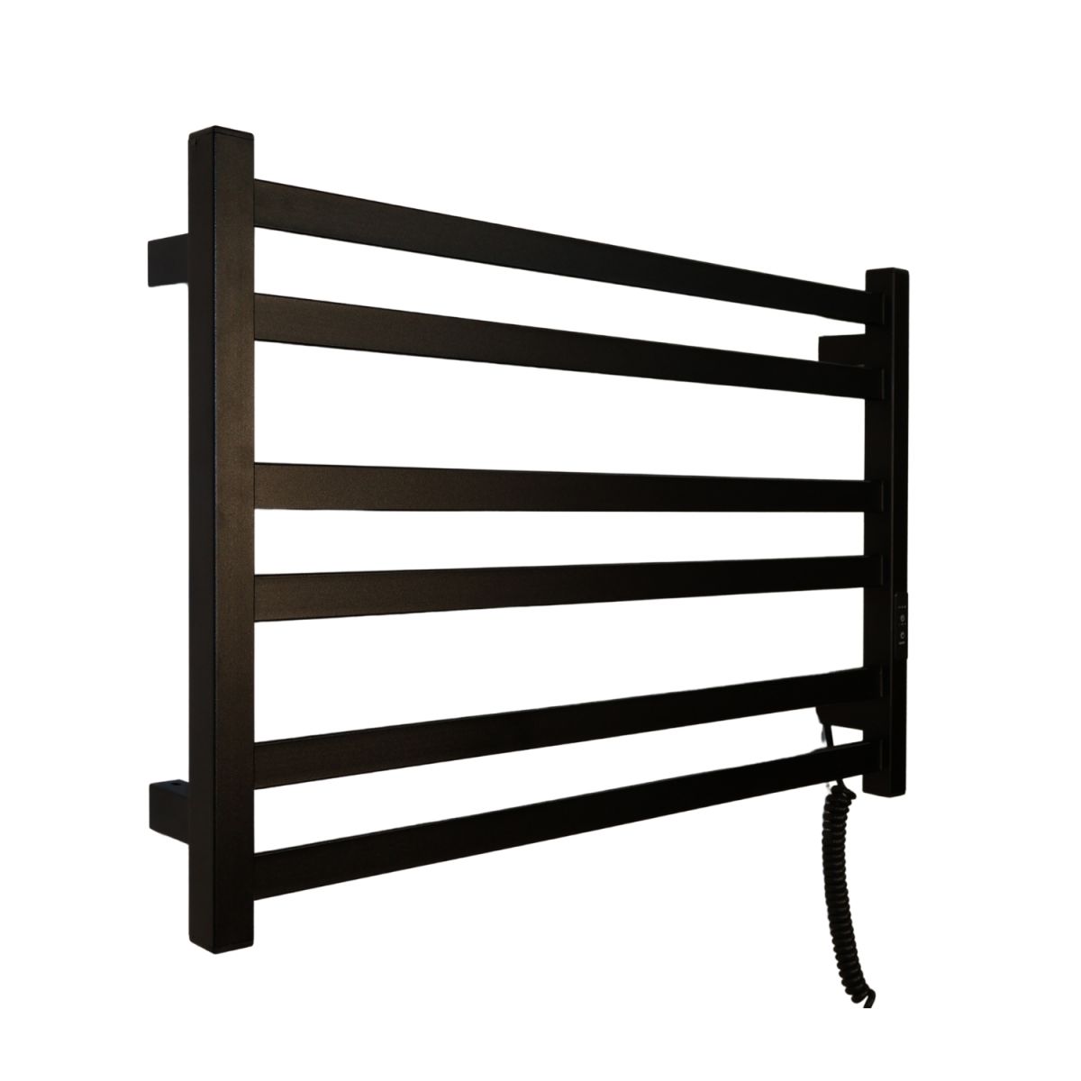 Рушникосушарка електрична Carino ELISA з контроллером Чорний матовий 490*790