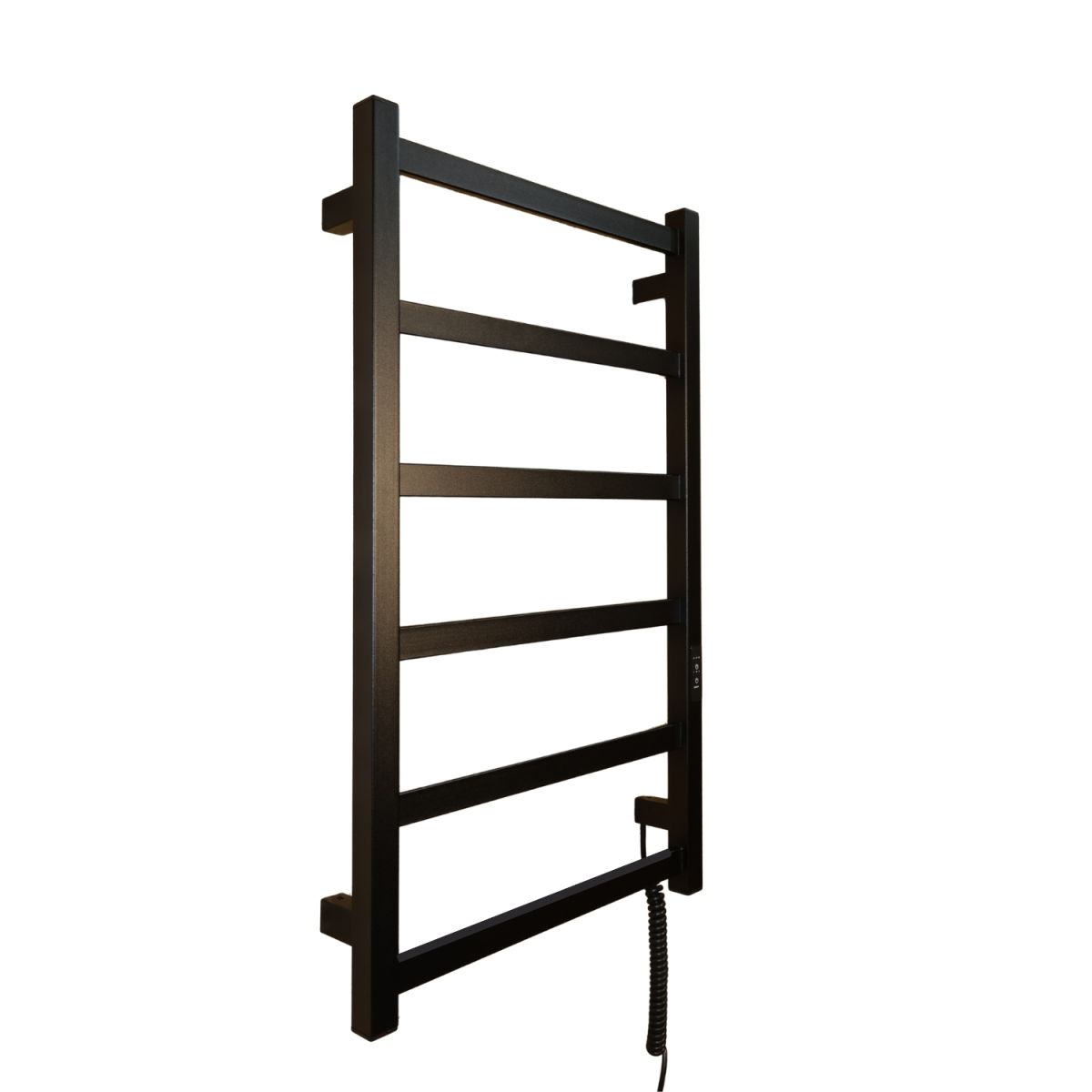 Рушникосушарка електрична Carino FLAVIA з контроллером Чорний матовий 790*490