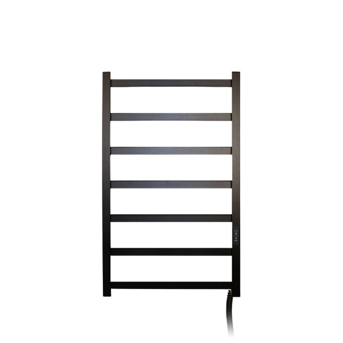 Рушникосушарка електрична Carino LAURA з контроллером Чорний матовий 790*490