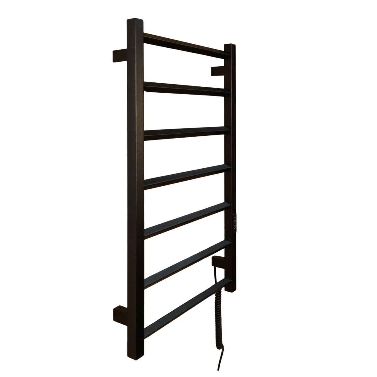 Рушникосушарка електрична Carino PAOLO з контроллером Чорний матовий 790*490