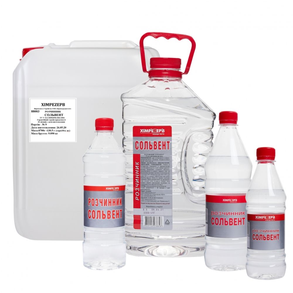 Растворитель Сольвент ТМ Химрезерв 0,8 л/0,45 кг
