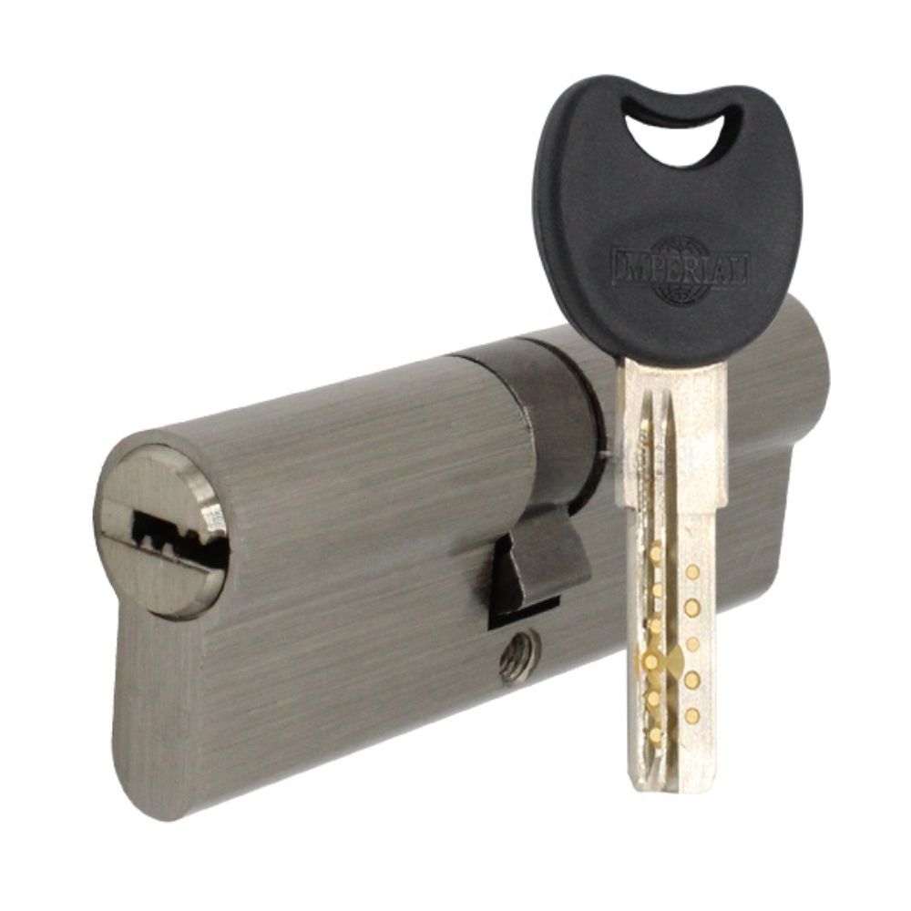 Циліндр IMPERIAL латунь 80 (30*50) нікель сатин