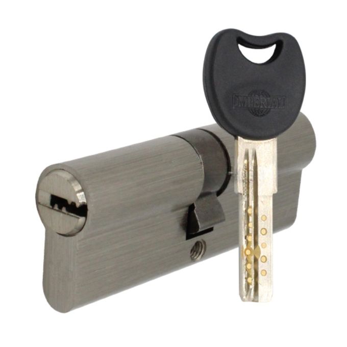 Циліндр IMPERIAL латунь 80 (30*50) нікель сатин