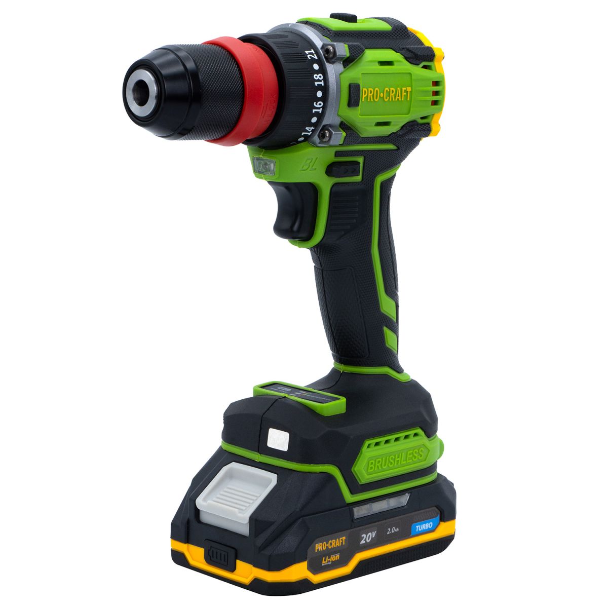 Шуруповерт Procraft PA18Pro DFR (з 1 АКБ 2Аг)