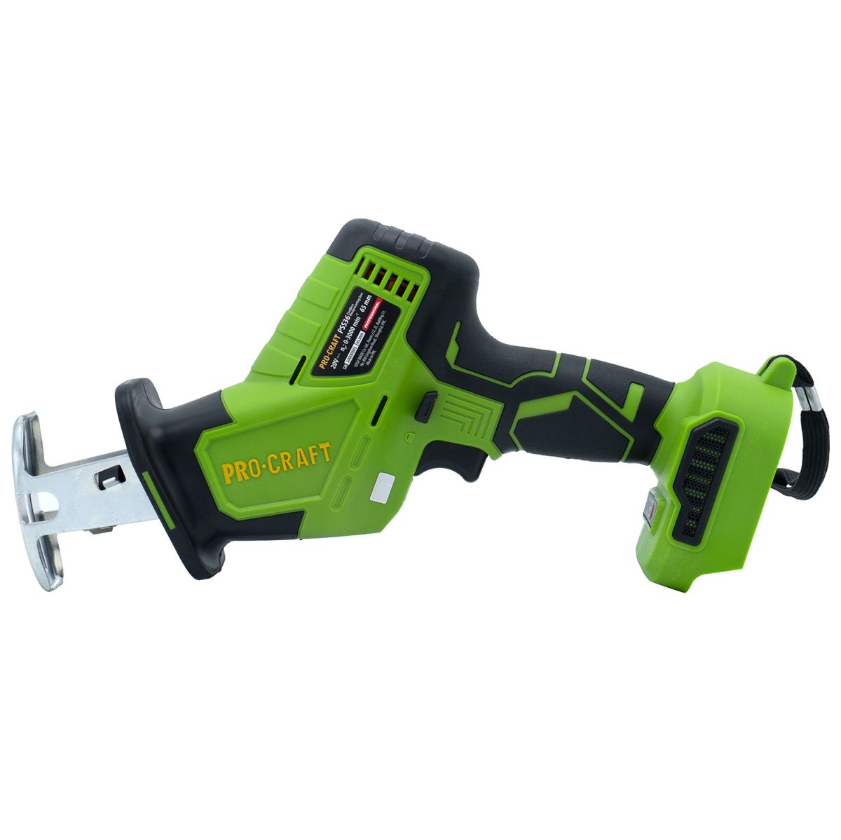 Акумуляторна шабельна пила Procraft PSS36 (без акб та зп)