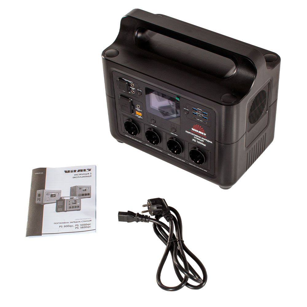 Портативна акумуляторна станція Vitals Professional PS 1800qc