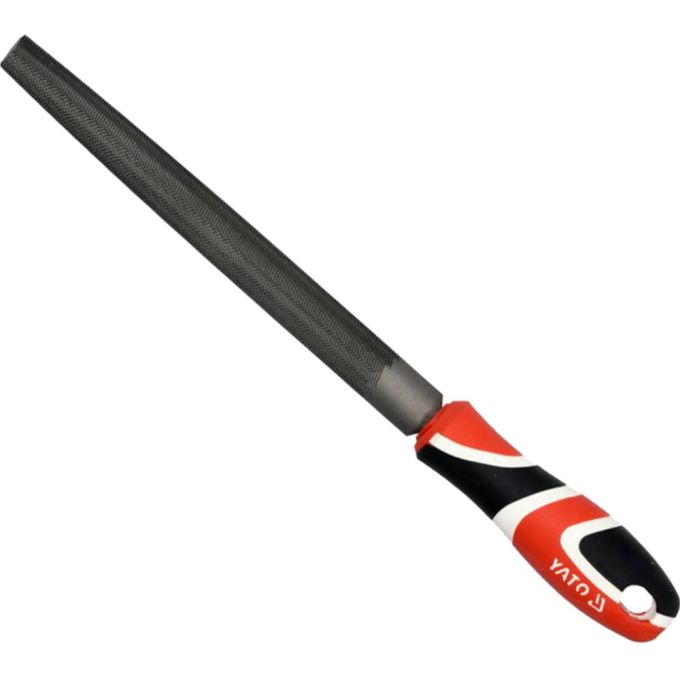 Напильник по металу півкруглий YATO 200 мм #1