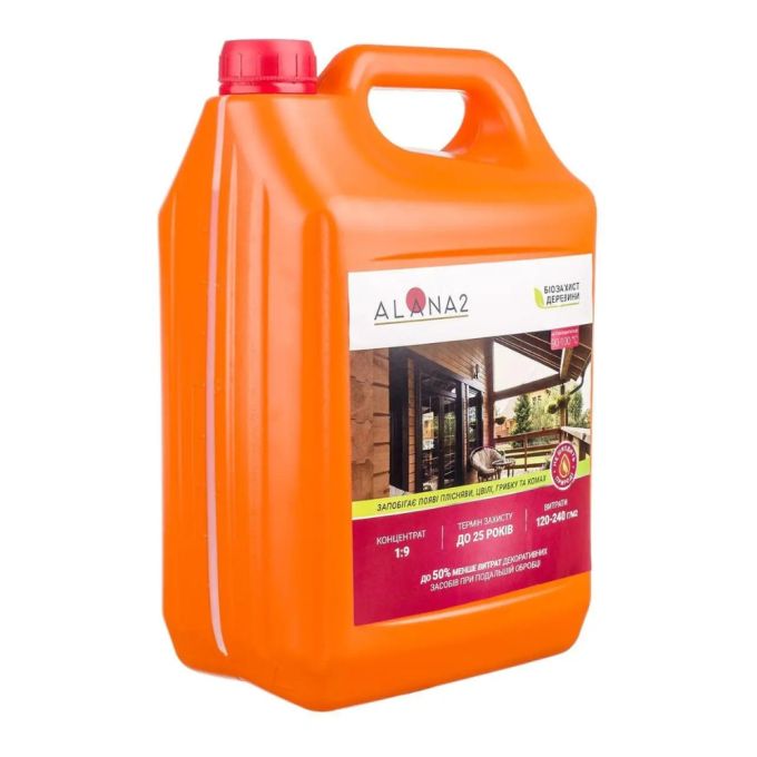 Засіб біозахисний АЛАНА-2 концентрат 1:9 прозорий 5кг