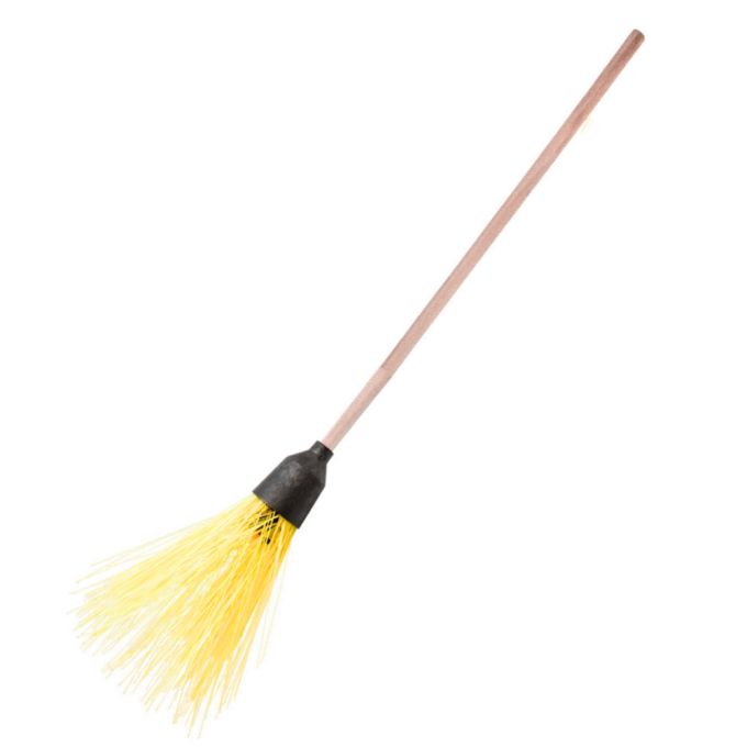 Мітла пластикова з дерев'яною ручкою ПТ-0336