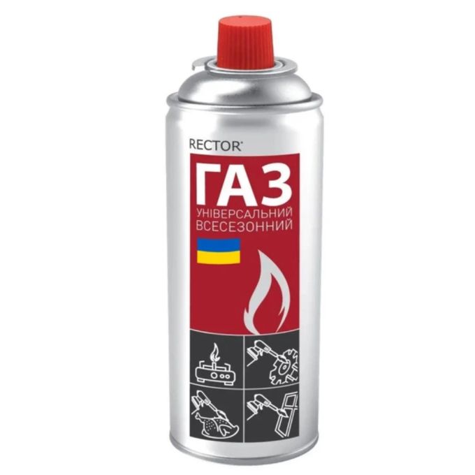 Газ RECTOR універсальний всесезонний 400мл (220г)