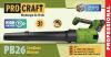 Акумуляторна повітродувка Procraft PB26 (1 АКБ та зп)