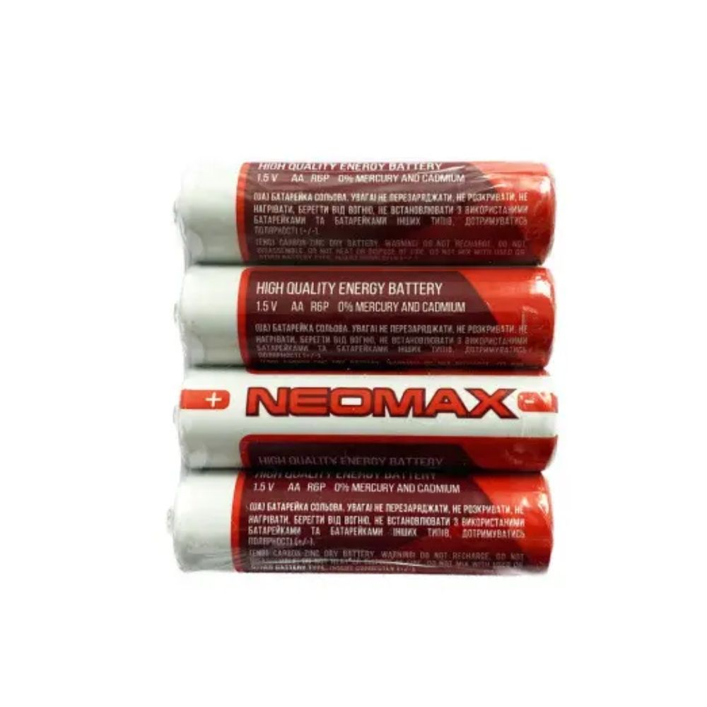Батарейка NEOMAX R6P/AA солевая в блистере (4 шт/уп) NXBC2A-4B