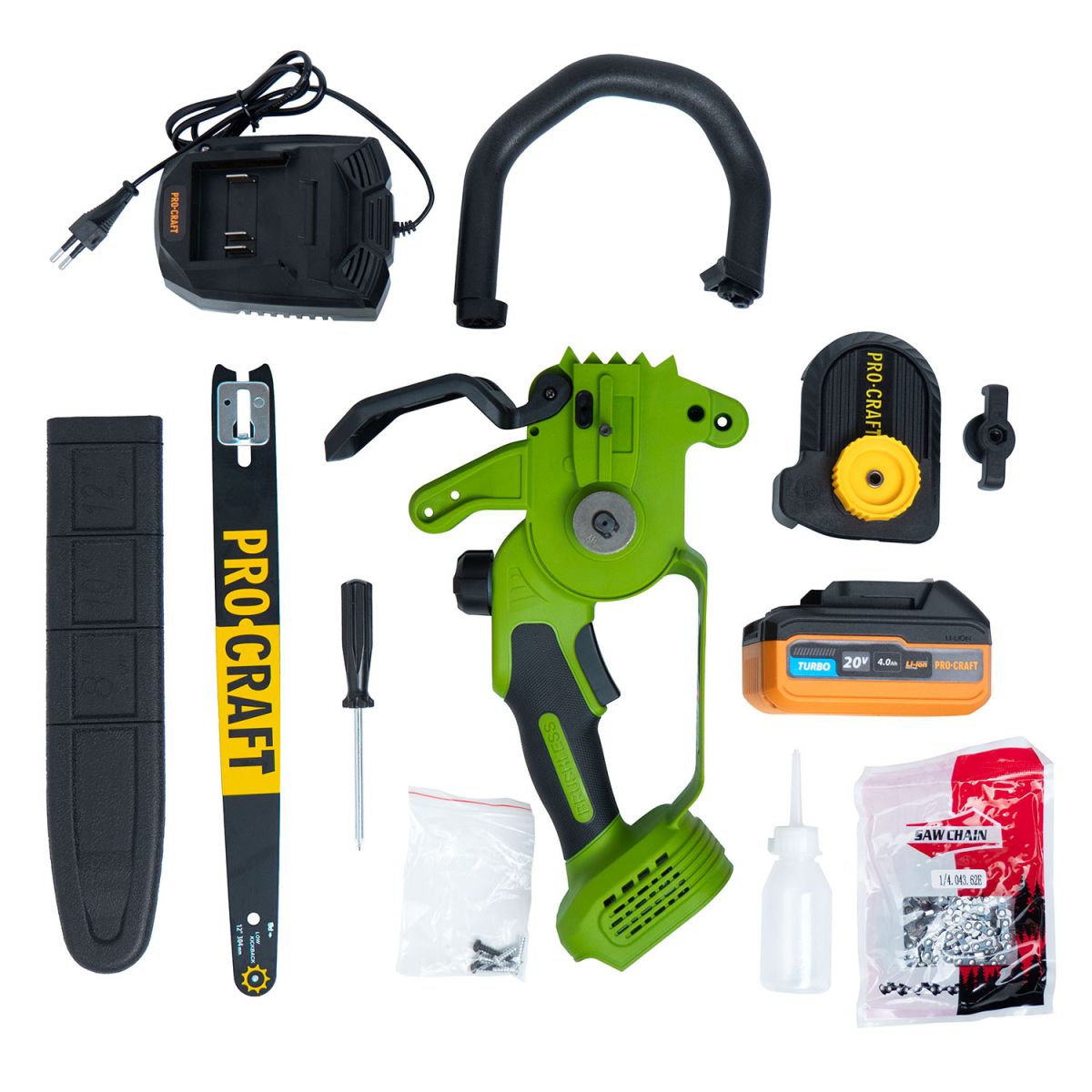 Акумуляторна пила Procraft PKA33 (1 акб та зп)