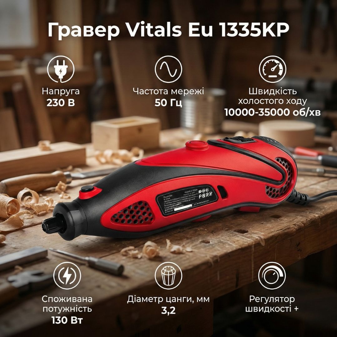 Гравер Vitals Eu 1335KP
