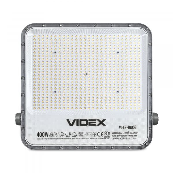 LED прожектор VIDEX PREMIUM F2 400W 5000K 220V