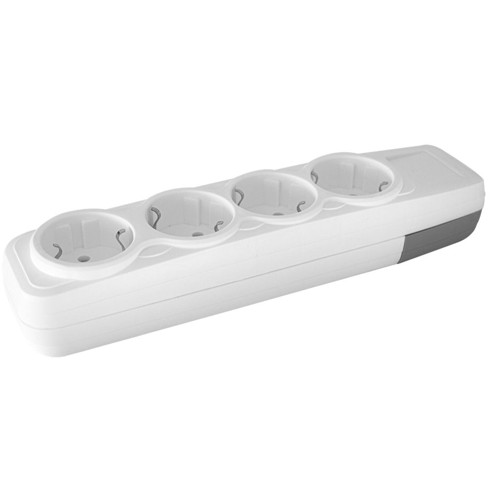 Колодка 4 гнізда, з з/к E.NEXT s042103