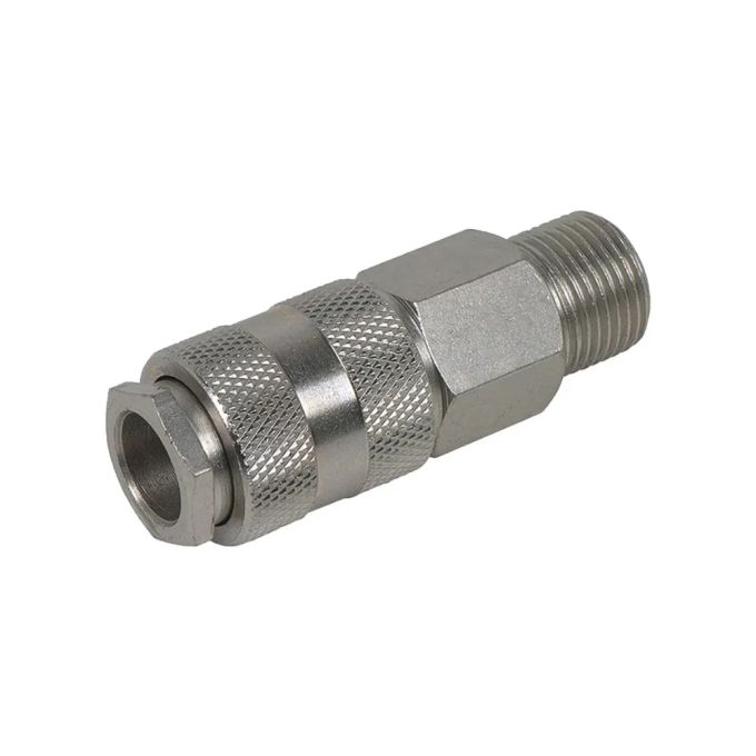 17-40010 Швидкороз'ємне з'єднання з клапаном під шланг 10мм, BlackStar